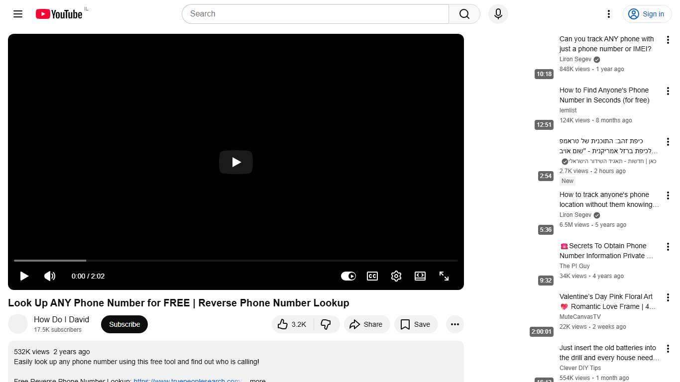 Look Up ANY Phone Number for FREE | Reverse Phone Number Lookup - YouTube